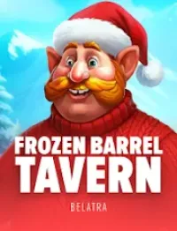 frozen barrel tavern slot logo
