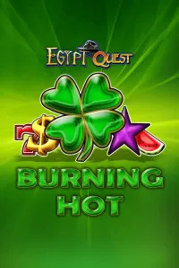burning hot egypt quest slot logo