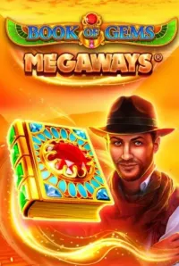 book of gems megaways slot logo